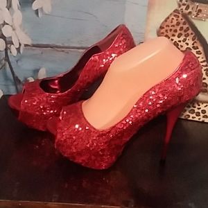 NWOT. RED STILETTOS